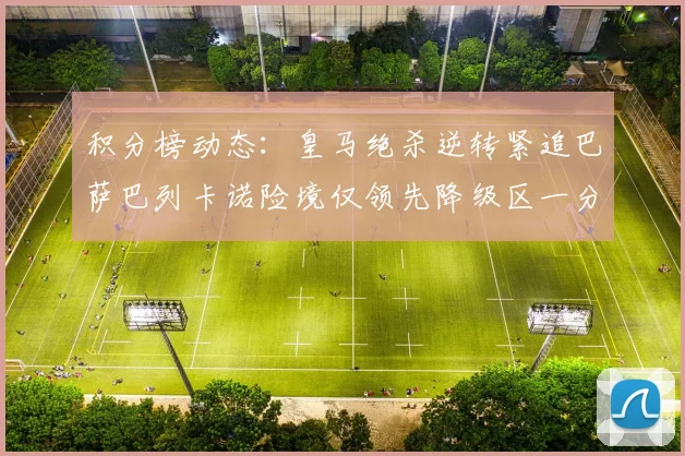 积分榜动态：皇马绝杀逆转紧追巴萨巴列卡诺险境仅领先降级区一分